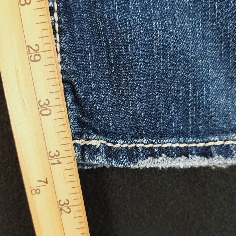 Silver Suki Surplus Bootcut Jeans Women's 32x32 (Fit 34x31) Blue Flap Pockets - Picture 8 of 9